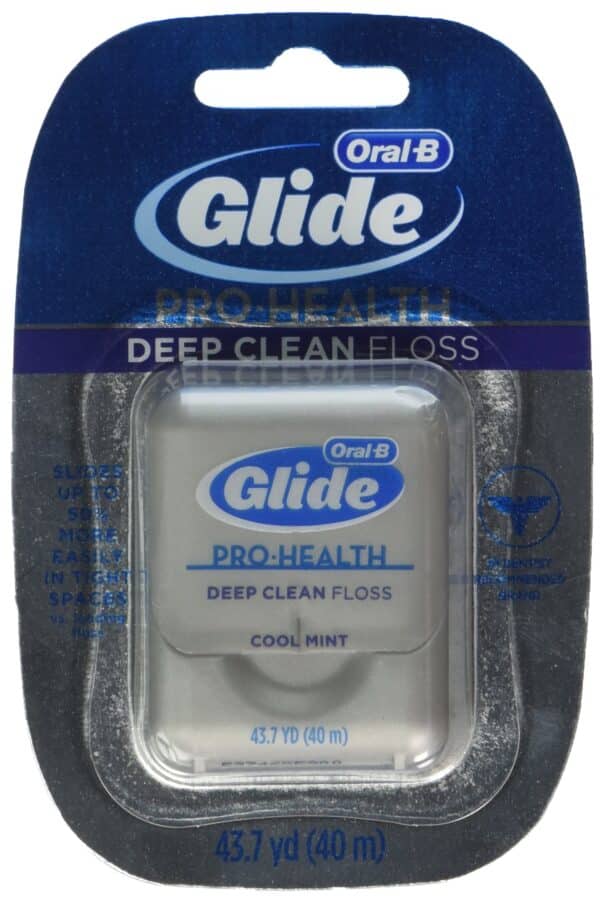 Glide Deep Cln Mint Floss Size 40m Glide Cool Mint Deep Clean Floss