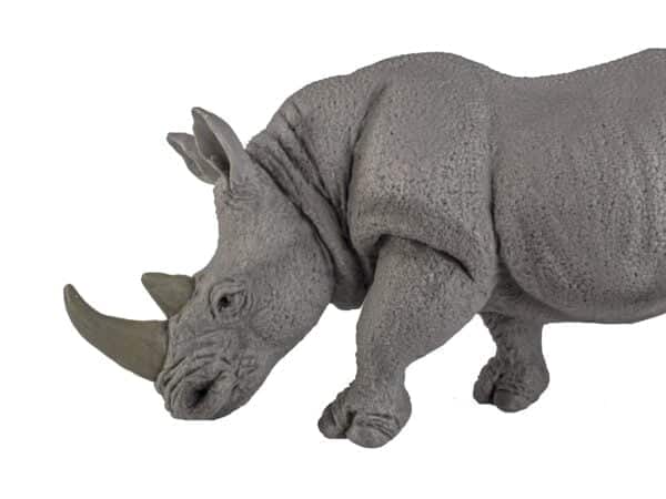 Safari Ltd. White Rhino Toy Figurine - Realistic, Hand-Painted 5.75" Model Figure - Safe, - Image 8