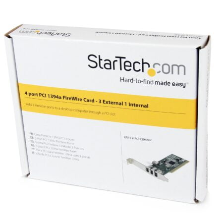 StarTech.com 4 port PCI 1394a FireWire Adapter Card - 3 External 1 Internal FireWire PCI C - Image 5