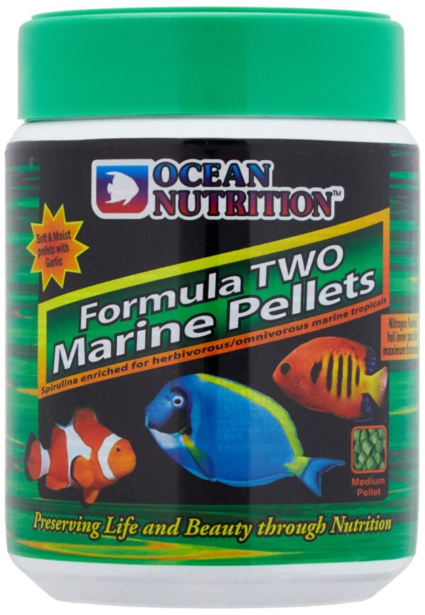 Ocean Nutrition Formula Two Pellets for Herbivorous and Omnivorous Marine Tropicals 200g
