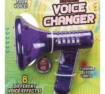 Toysmith Tech Gear Multi Voice Changer, Amplifies Voice With 8 Different Voice Effects, Fo