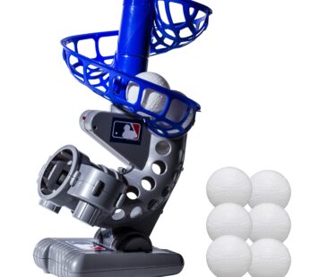 Franklin Sports MLB Kids Electronic Baseball Pitching Machine – Automatic Youth Pitching M