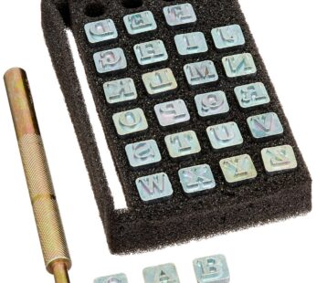 Tandy Leather Easy-To-Do Stamp Set Alphabet 0.6 cm (1/4″) 4903-01