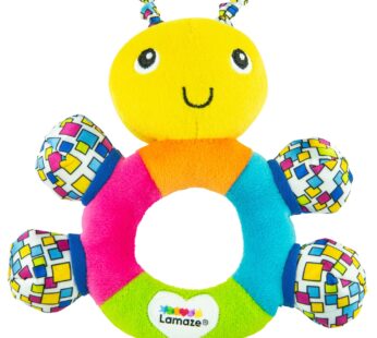 The First Years First Baby Rattle – Sensory Toys with Soft Textures and Crinkle Sounds – I