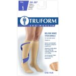 Truform 20-30 mmHg Compression Stockings for Men and Women, Knee High Length, Closed Toe, - Image 6