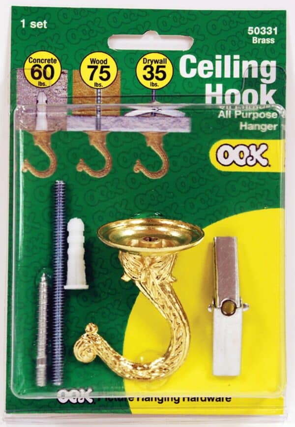 OOK 534502 Hillman Jumbo Swag Hook, Plated, No Size, Brass - Image 2