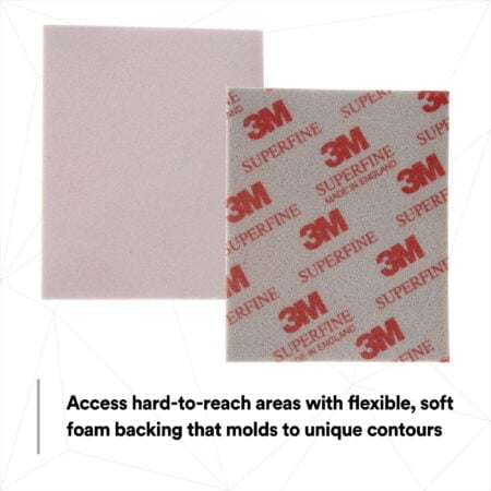 3M Softback Sanding Sponge 02602, 4 1/2 x 5 1/2 in, 20 Pack, Superfine Grit, Fast Cutting - Image 4