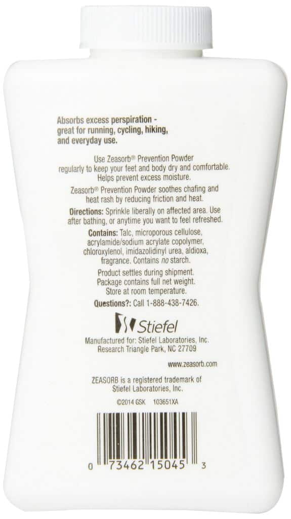 Zeasorb Prevention Super Absorbent Powder, Foot Care, 2.5-Ounce Bottle - Image 2