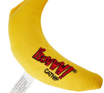 Yeowww! Catnip Toy, Yellow Banana