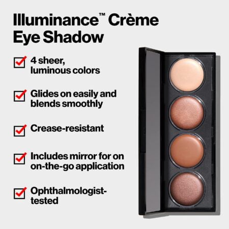 Revlon Cr?me Eyeshadow Palette, Illuminance Eye Makeup with Crease- Resistant Ingredients, - Image 3