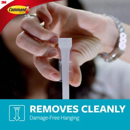 Command Bath Large Water-Resistant Adhesive Refill Strips, 4-Large Strips, Re-Hang Large B - Image 5