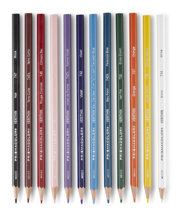 Prismacolor Premier Verithin Colored Pencils, Adult Coloring, 36 Pack - Image 2