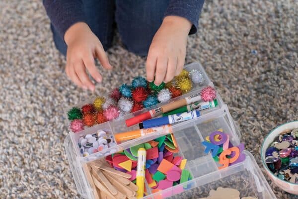 Creativity Street 1/2" Glitter Pompons - Image 5