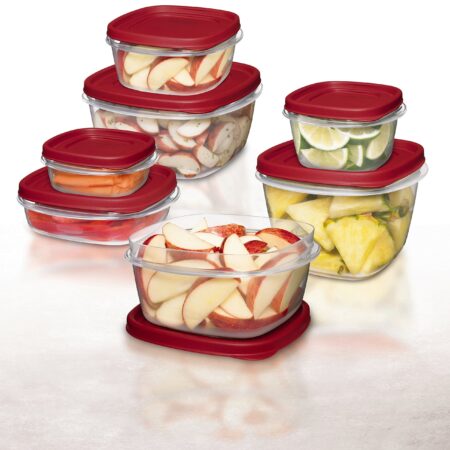 Rubbermaid Easy Find Lids Food Storage Container, 3 Cup, Racer Red - Image 2
