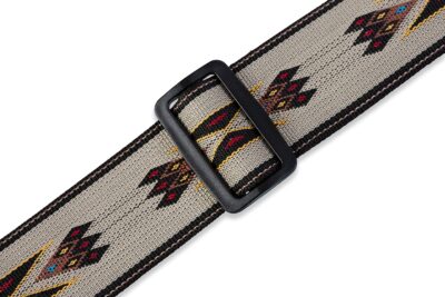 Levy's Leathers MSSN80-TAN Polypropylene Jacquard Weave Guitar Strap, Tan,Medium - Image 3