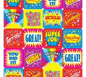 Carson Dellosa Inspirational Stickers?6 Sheets of Colorful Motivational Stickers for Homew