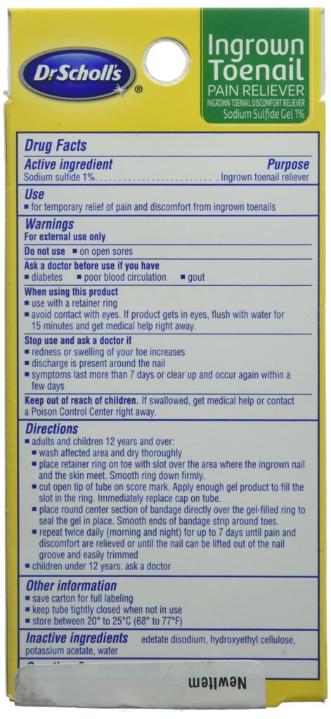 Dr.Scholls Ingrown Toenail Pain Reliever Gel - 0.3 Oz - Image 2