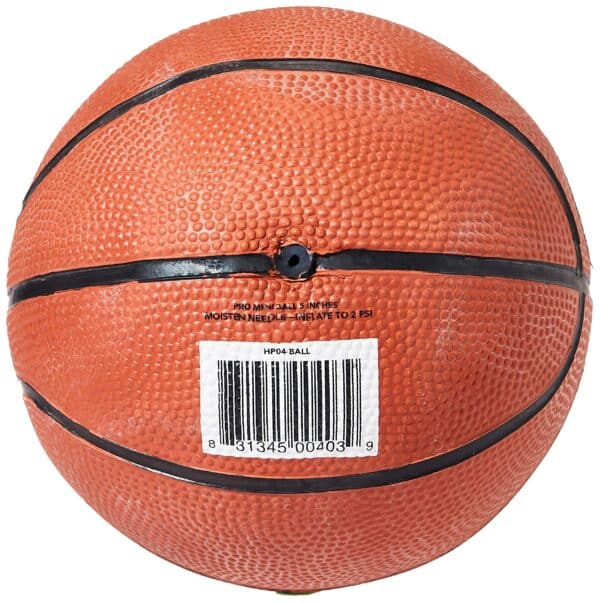 SKLZ Pro Mini Hoop 5-Inch Rubber Basketball, Orange - Image 2
