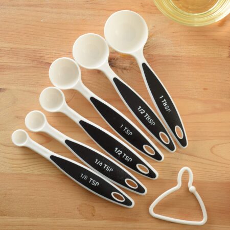 Norpro, White Grip-EZ 6-Piece Measuring Spoons Set, One Size - Image 2