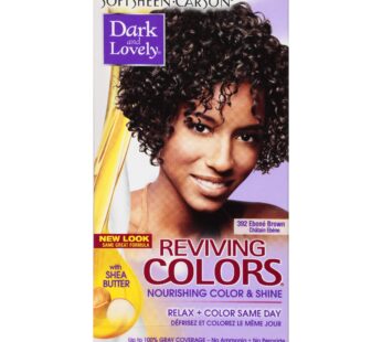 SoftSheen-Carson Dark and Lovely Reviving Colors Nourishing Color & Shine, Ebone Brown 392