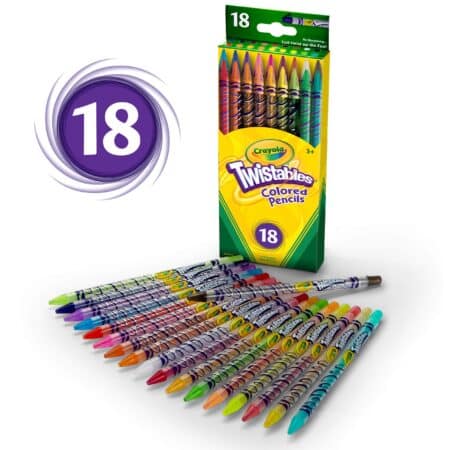 Crayola Twistable Colored Pencils For Kids, Fun School Supplies, 18 Count, Gifts For Kids, - Image 2