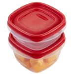 Rubbermaid Easy Find Lids Food Storage Containers, Racer Red, 6-Piece Set - Image 5