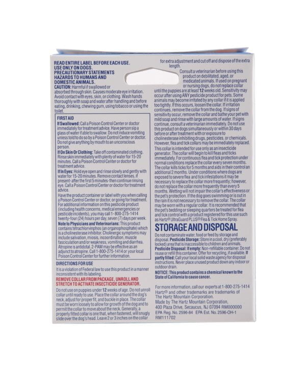 Hartz UltraGuard Flea & Tick Collar for Dogs and Puppies, 7 Month Flea and Tick Protection - Image 2