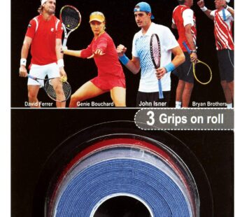 Tourna Grip XL Original Dry Feel Tennis Grip TG-1-XL Blue, 3 grips on roll, (99 cm x 29 mm