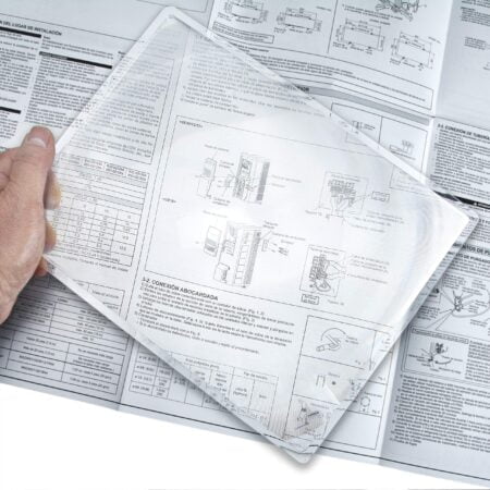 Carson 2x Power Rigid Frame 8.5x11 Inch Page Magnifier for Reading Newspapers, Magazines, - Image 3