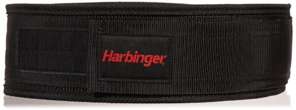 Harbinger 360890 4-Inch Nylon Weightlifting Belt, Medium,Black - Image 3