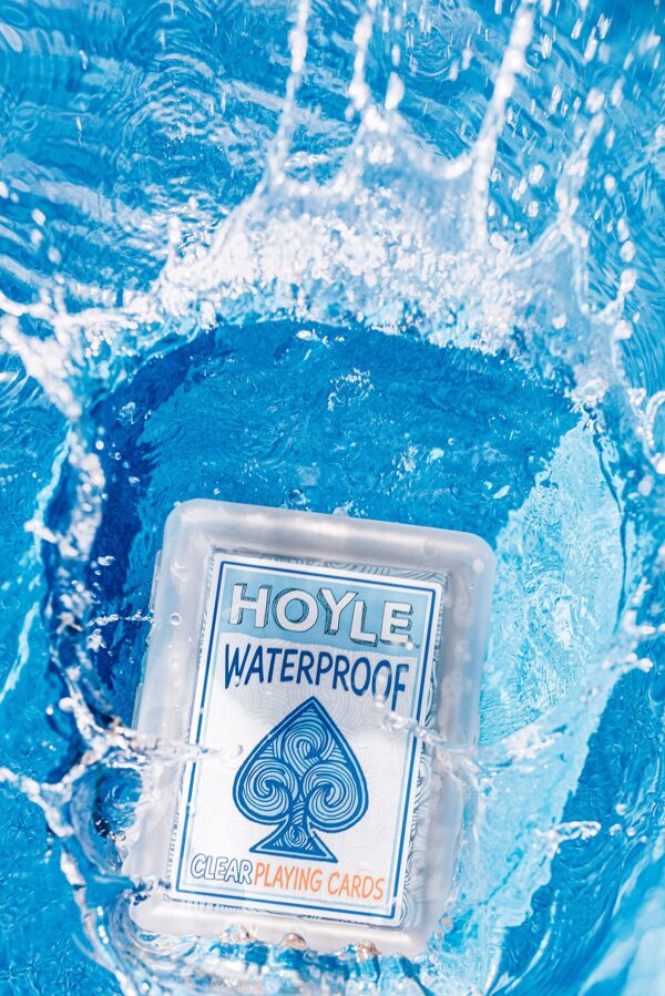 Hoyle Waterproof Playing Cards, Clear, 1 Deck - Image 3