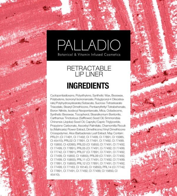 Palladio Retractable Waterproof Lip Liner High Pigmented and Creamy Color Slim Twist Up Smudge Proof Formula with Long Lasting All Day Wear No Sharpener Required, Sand, 1 Count - Image 9