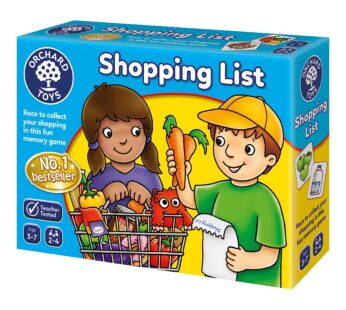 Orchard Toys Shopping List – Educational Memory Game – Age 3-7 – Perfect For Home Learning