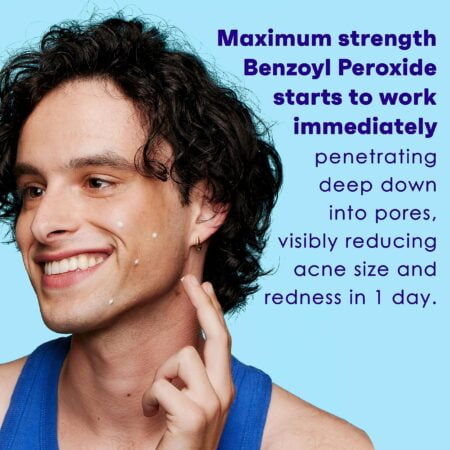 Clean & Clear Persa-Gel 10 Acne Medication Spot Treatment with Maximum Strength 10% Benzoy - Image 4