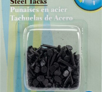 Dritz Home 9004 Upholstery Tacks, #6 – (1/2-Inch), Black (1.5-Ounce)