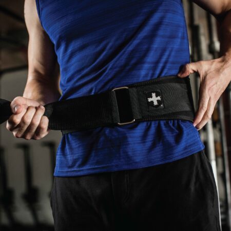 Harbinger 5-Inch Weightlifting Belt with Flexible Ultra-light Foam Core, Black, Large (33 - Image 4