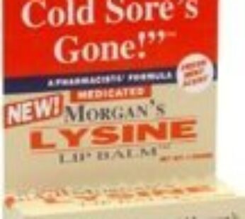 Jubujub Morgans Morgans Lysine Lip Balm Medicated, 0.17 Ounce