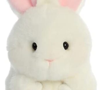 Aurora  Round Rolly Pet  Bunbun Bunny  Stuffed Animal – Adorable Companions – On-The-Go Fu