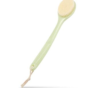 G2PLUS Soft Bath Brush for Back with Long Handle, Body Shower Brush, Exfoliating Back Scru