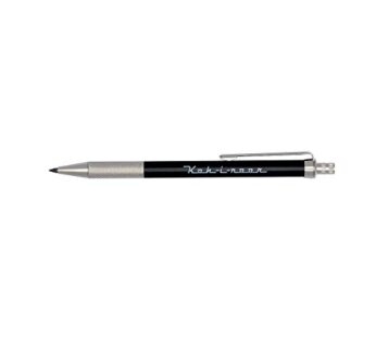 Koh-I-Noor Toison d’Or Notebook Incremental Clutch Lead Holder with 2mm x 90mm Lead, Black