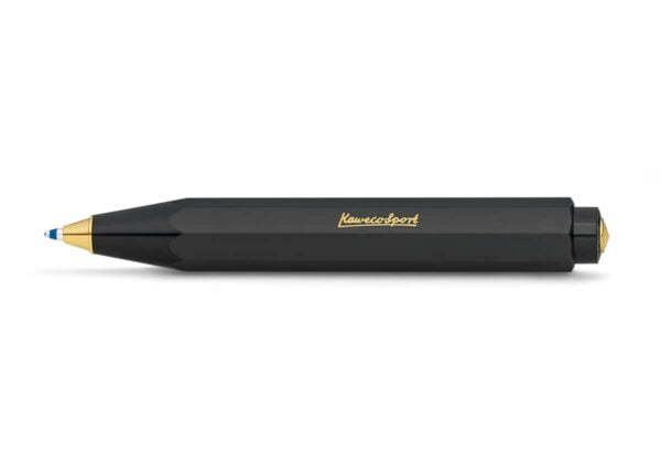 KAWECO CSBP-BK Ballpoint Pen, Oil-based, Classic, Sports, Black
