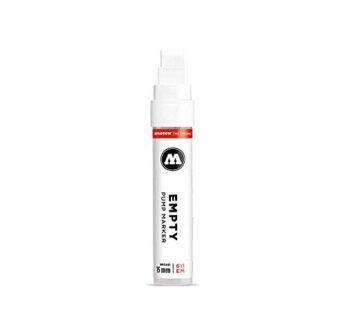 MOLOTOW ONE4ALL Empty Marker, 15mm, Compatible with Most Paints and Inks (611.000) White