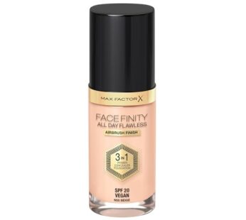 Max Factor Facefinity All Day Flawless 3 In 1 Foundation SPF 20, No. 55 Beige