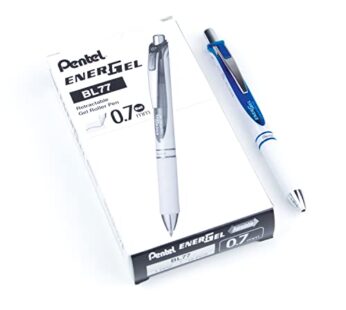 Pentel EnerGel Pearl Deluxe RTX Retractable Liquid Gel Pen, 0.7mm, Blue Accent, Blue Ink,