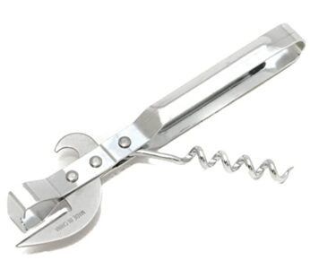 Chef Craft Select 3-in-1 Can Opener, 6 inches in length, Stainless Steel