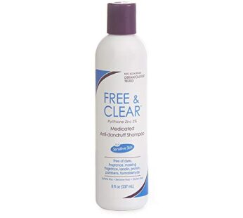 Vanicream Free & Clear Medicated AntiDandruff Shampoo Maximum OTC Strength Zinc Pyrithione