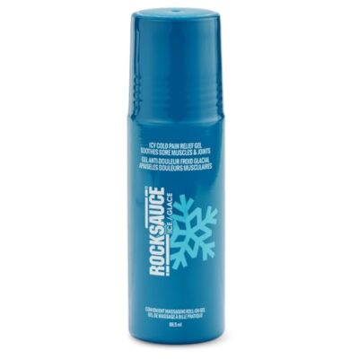 RockTape RockSauce Ice Cooling Muscle Relief Cream with Menthol, 3 Ounce