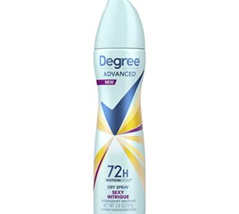 Degree Advanced Antiperspirant Deodorant Dry Spray 72-Hour Sweat and Odor Protection Sexy