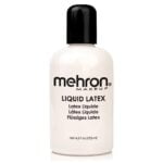 Mehron Makeup Liquid Latex | SFX Makeup | Halloween Latex Makeup | Latex Glue for Skin | P
