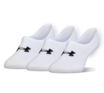 Under Armour Women’s Breathe Lite Ultra Low Socks, Multipairs, White (3-Pairs), Medium